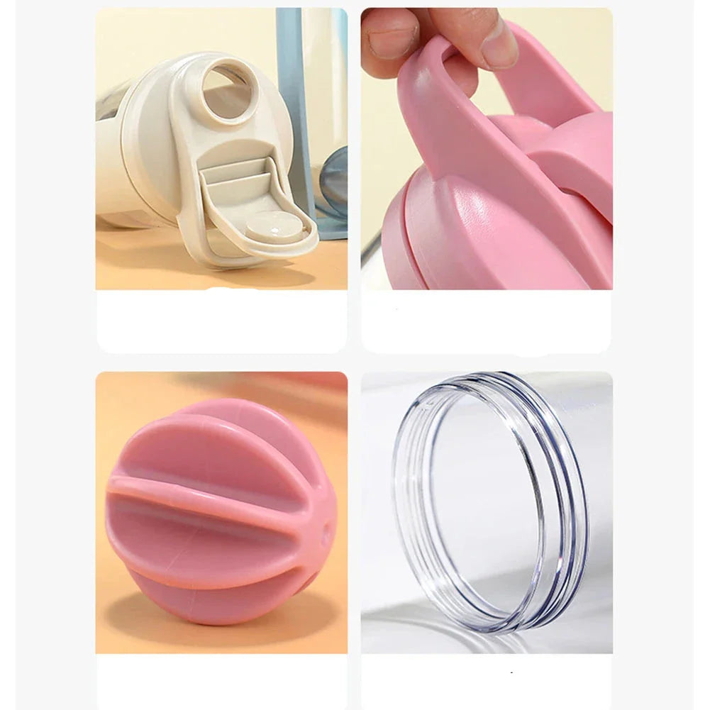 500ml Leak-Proof Protein Shaker with Powder Compartment